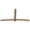 Ekena Millwork Bellingham Timber Gable Bracket, Western Red Cedar, 108"W x 58"H x 1 1/2"D x 5 1/2"F, 13/12 Pitch GBW108X58X0206BEL00SWR - alternate 3